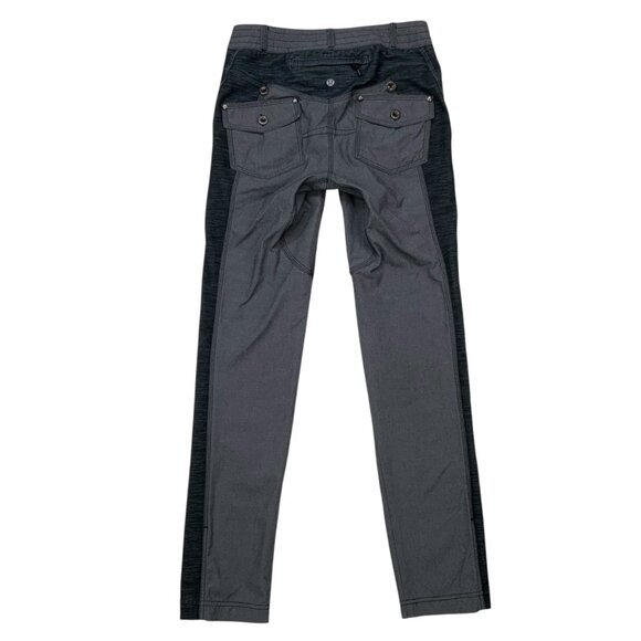 Lululemon Ride On Pant 4 Black Fossil Gray W5734S - Picture 12 of 14